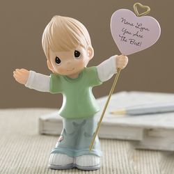 Mom's Personalized Gift of Love Precious Moments Boy Figurine