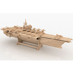 Aircraft Carrier 3D Wooden Puzzle