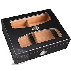 Small Glass Top 20 Count Humidor