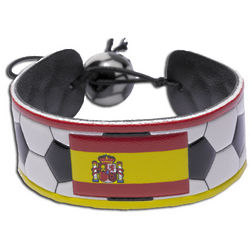 Spain Flag Soccer Bracelet