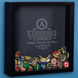One More Beer Personalized Shadow Box