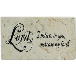 Lord, I Believe Prayer Stone