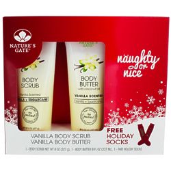 Naughty or Nice Holiday Vanilla Body Scrub & Butter Gift Set