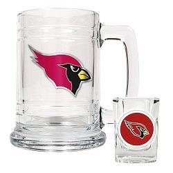Arizona Cardinals Shot Glass and Mug Set