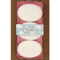 Personalized Engraved Soap 3 Bar Package in Fresh Linens