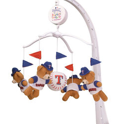 Texas Rangers Baseball Musical Crib Mobile Findgift Com