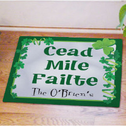 Irish House Blessing Personalized Doormat