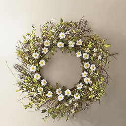 Button Daisy Wreath