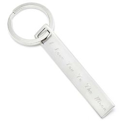 Personalized Designer-Inspired Tag Keychain