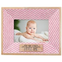 You Are Loved Little One Pink Picture Frame