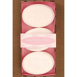 Personalized 3 Bar Package of Engraved Soaps