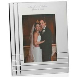 Avenue 5x7 Personalized Silver Frame