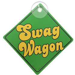 Swag Wagon Car Window Sign
