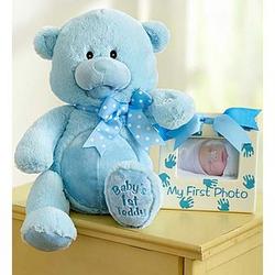 Baby's First Animated Teddy Bear in Pink or Blue