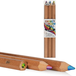 Chunky Rainbow Pencils