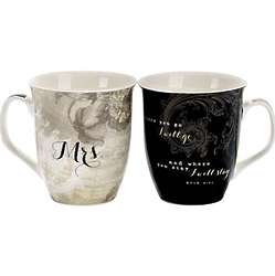 Mr. & Mrs. Together Forever Bible Verse Coffee Mugs