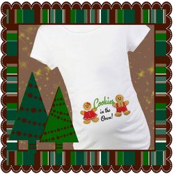 Cookies in the Oven Twins Maternity T-Shirt