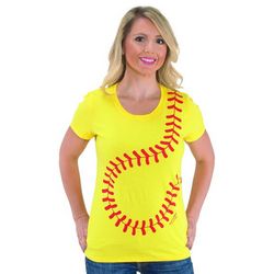 Women's Personalized Softball T-Shirt