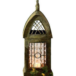 Durham Glass Panel Architectural Tealight Lantern