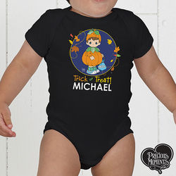 Precious Moments Personalized Halloween Baby Bodysuit