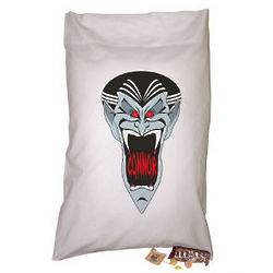 Personalized Dracula Trick or Treat Sack