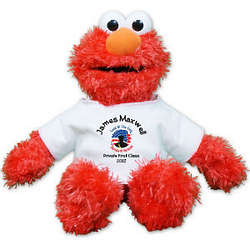 Personalized Land of the Free Military Elmo Doll