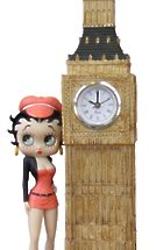 Betty Boop Figurine with Skyscraper Clock