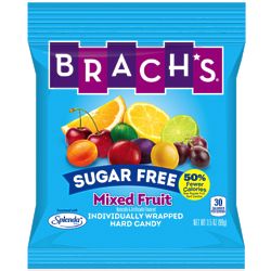 3.5 Ounces of Brach's Sugar Free Mixed Fruit Hard Candies
