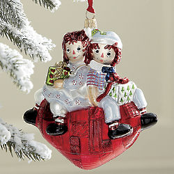 Raggedy Ann and Andy Ornament