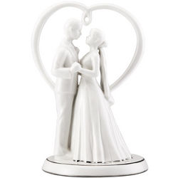 Love Story Bride and Groom Cake Topper