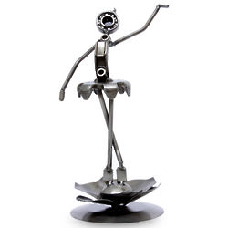 Dainty Ballerina Recycled Auto Parts Sculpture