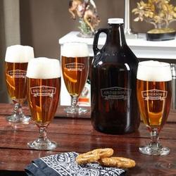 Personalized Pilsner Glasses and Growler