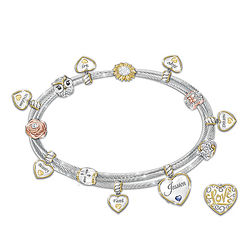 Wishes For My Daughter Personalized Bracelet