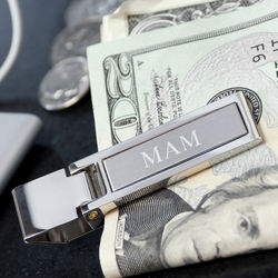 Personalized Stainless Money Clip