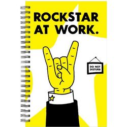 Rockstar At Work Spiral Notebook