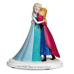 Disney's Frozen Elsa and Anna Embracing Figurine