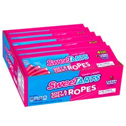 24 Boxes of Sweetarts Soft and Chewy Rope Candies