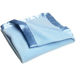 Pure Cashmere 4 Ply Baby Blanket in Blue