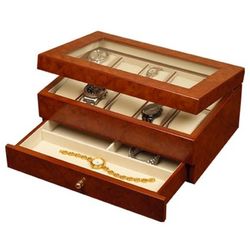 Oak Watch Jewelry Box