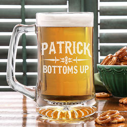 Raise Your Glass Personalized Beer Mug