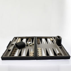 Leatherette Backgammon Set