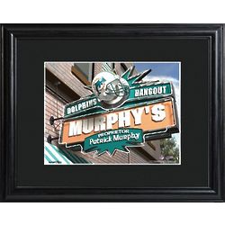Miami Dolphins Pub Sign Personalized Print