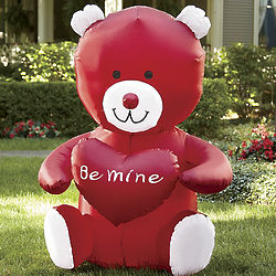 Valentine's Day Inflatable Bear