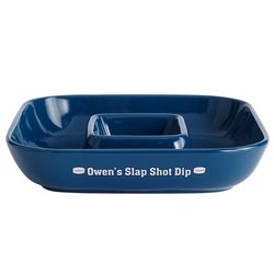 Personalized Game Day Chip and Dip Dish