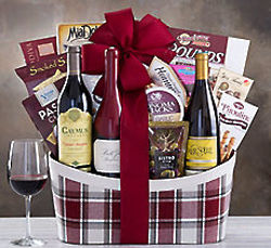 Wagner Family of Wine Red and White Wine Trio Gift Basket