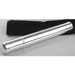 Engravable Silver Plated Cigar Tube