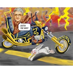 Hell on Wheels Caricature from Photos