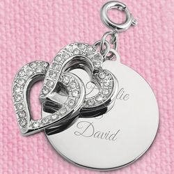 Intertwined Hearts Charm