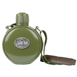 White Tail Deer Canteen and Compass