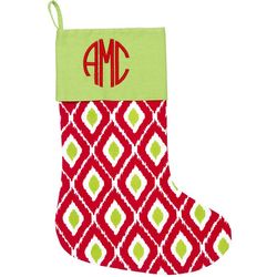Personalized Red and Green Christmas Stocking